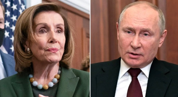 Putin Claims Pelosi's Taiwan Visit Was a 'Strategy to Destabilize Region'