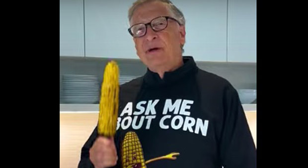 Bill Gates Posts Bizarre ‘Genetically Modified Corn’ Video to Save Us from Famine