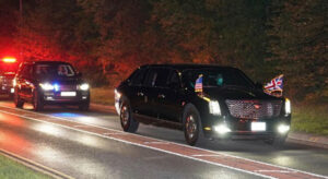 'Green Agenda' Biden Transported to Queen's Funeral in Gas-Guzzling Car