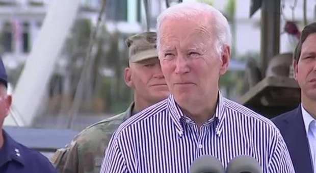 Biden Compares Floridians Losing Homes in Hurricane to his 'Small Kitchen Fire'