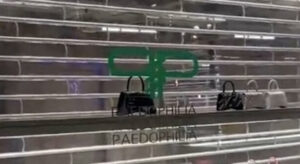 Activist Plasters Word "Paedophilia" onto Balenciaga London Store