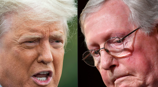 Trump Torches "Old Crow" Mitch McConnell for Helping Democrats with Omnibus Bill