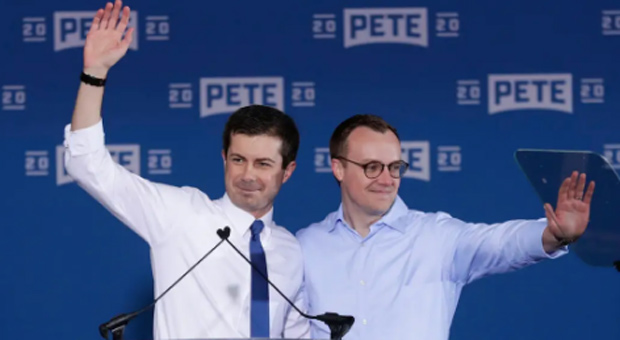Pete Buttigieg Took Gas-Guzzling Military Aircraft to Attend Sporting Event with Husband