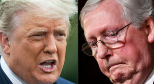 Trump Issues Fresh Attack Against McConnell and Others Who 'Vote with Him'