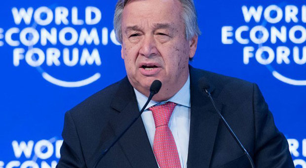 U.N. Chief Tells Elites at Davos He ‘Feels the Pain’ of Those Suffering from ’Cost of Living'