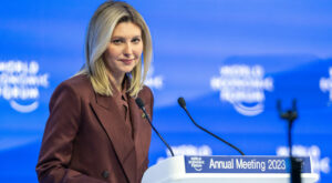 Ukraine’s First Lady Tells Davos Elites Her Country Needs MORE Support