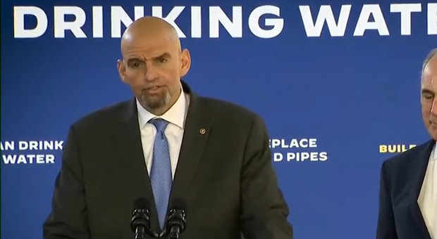 John Fetterman Tries to Say 'Water,' But What Comes Out his Mouth is Concerning - WATCH