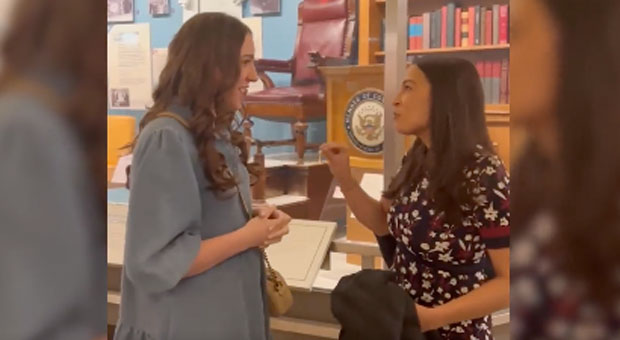 LibsOfTikTok Hand-Delivers Ethics Complaint to AOC, Her Reaction is Priceless