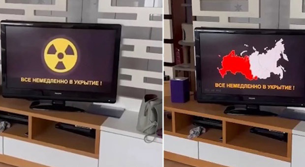 Russian TV Announces a "Nuclear Strike Has Been Conducted" after Servers Hacked