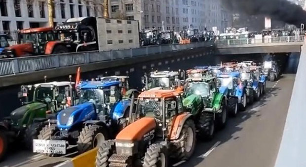 Thousands of Belgian Farmers Rise Up against THE GREAT RESET: 'We've Had Enough'