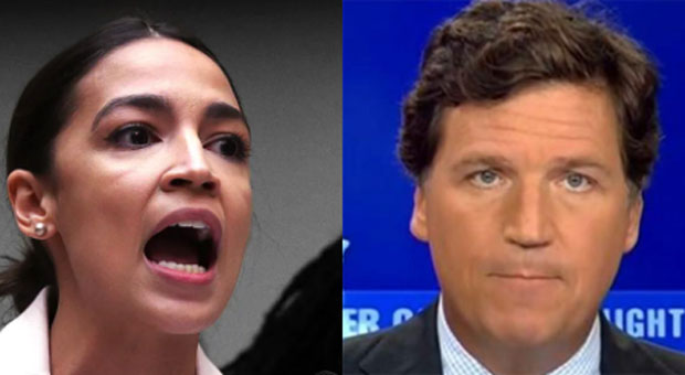 AOC Calls for Tucker Carlson to Be BANNED from TV for Inciting Violence
