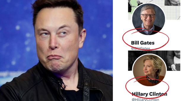 Elon Musk SWIPES Blue Ticks from Hillary Clinton Bill Gates in Brutal Twitter Purge