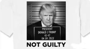 Trump Campaign Unleashes Not Guilty Mug Shot T-Shirt as Campaign Raises Nearly $12 Million