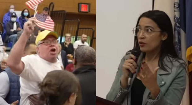 AOC-s Town Hall Meeting Ends Chaos as Fed-Up New Yorkers Explode You-re a Piece of Sh-t