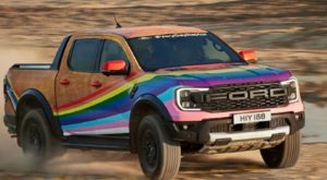 Ford Goes Woke with Commercial Featuring LGBT Colored Truck