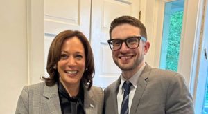 Kamala Harris Cosies Up to Alex Soros as He Inherits His Father-s Liberal Empire