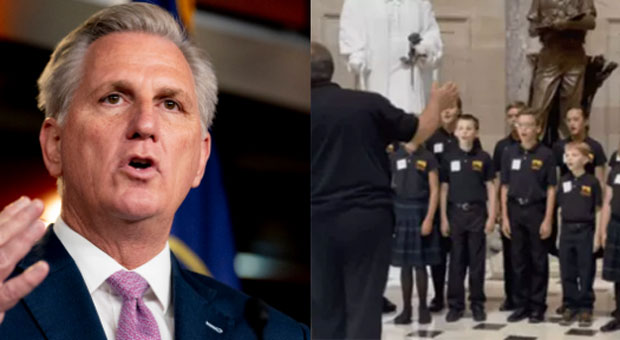 Kevin McCarthy Invites Children-s Choir to Capitol After They Were Stopped Singing National Anthem