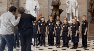 Police Stop Children-s Choir Singing National Anthem at US Capitol Prohibited Form of Protest