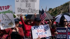 Thousands Descend on Dodger Stadium to Protest PRIDE Celebration SAVE OUR CHILDREN