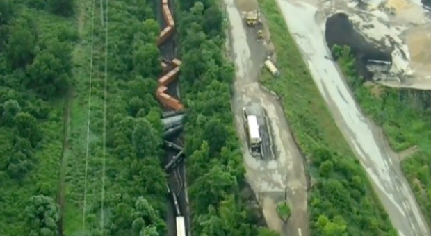 Another Train Carrying Hazardous Materials Derails Outside of Philadelphia
