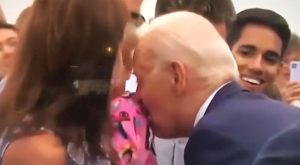 Biden Repeatedly Licks Terrified Young Child at NATO Summit