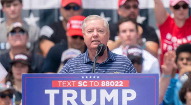 Lindsey Graham Gets Brutally Booed at Trump Rally Traitor