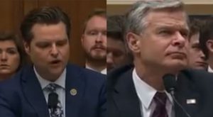 Matt Gaetz Goes Pummels Chris Wray During Explosive Hearing Are You Protecting the Bidens?