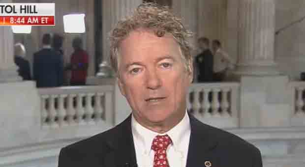 Rand Paul Suddenly Against Impeaching Biden a Week After His Office Burned down