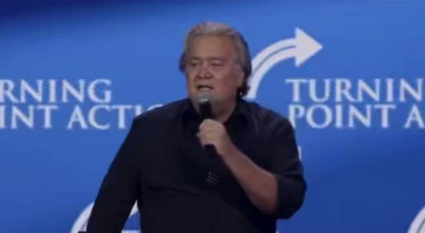 Steve Bannon Declares a HOLY WAR against the Deep State in EPIC TPA Speech