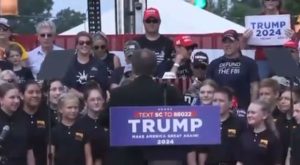 Trump Welcomes Children-s Choir Banned from Singing National Anthem at Capitol to Perform at Rally