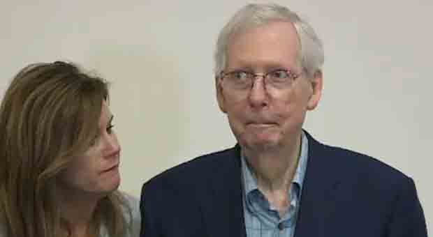 CNN Mitch McConnell Likely Having Seizures