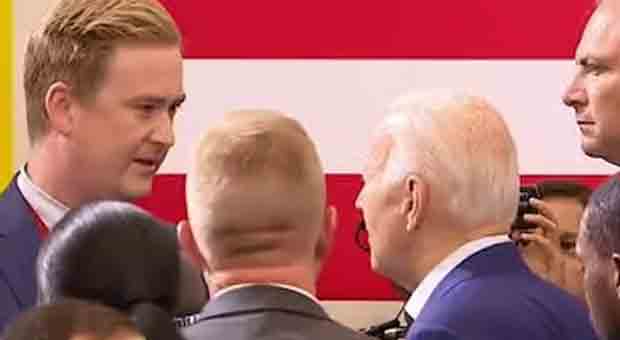 Joe Biden Snaps at Reporter for Asking Question about His Son’s Business Connections