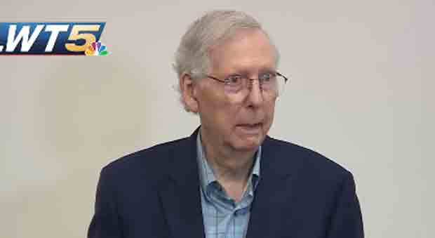 Mitch McConnell Freezes Up Again While Answering a Simple Question