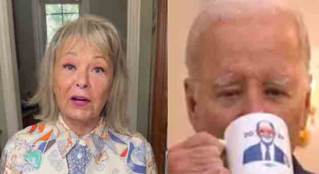 Roseanne Barr Has Epic Response for Biden’s Mug Video Do You Get 10% of All Sales for This Too
