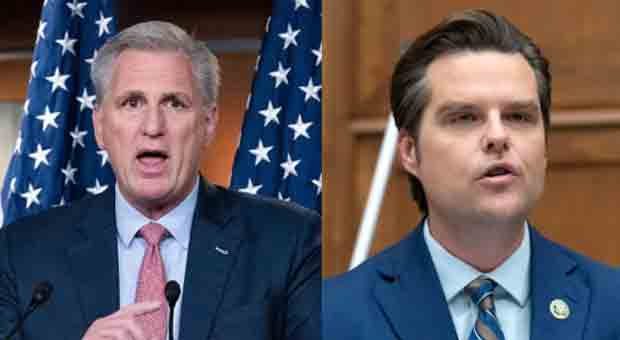 McCarthy Melts Down after Gaetz Threatens to Remove Him File the F**king Motion