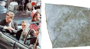 JFK’s Blood-Stained Limo Leather Sells for $46,000