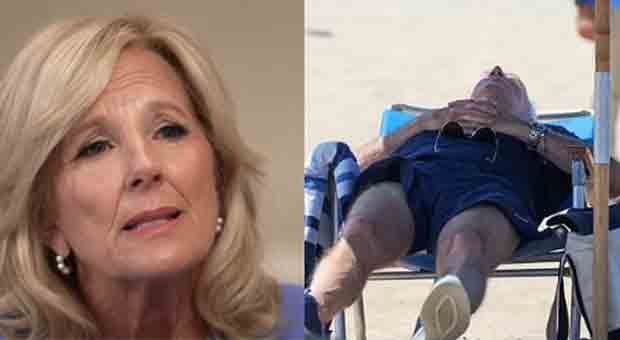 Jill Biden Gets Reality Check after Claiming Joe "Works Hard Every Day"