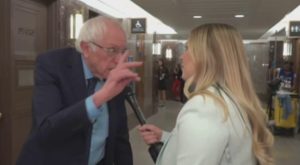 Bernie Sanders Screams in Fox News Reporter's Face: "I Can Yell as Loud as You!"