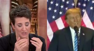 MSNBC's Rachel Maddow Cuts Off Trump's "Irresponsible" Victory Speech