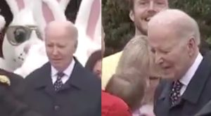 Confused Biden Looks for “Oyster Bunnies” before Going on Baby Sniffing Spree