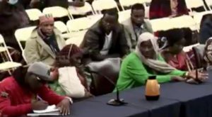Illegals Migrants at NYC City Council Meeting Complain about Free Food, Housing