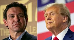 Trump's VP Speculation Grows After He Meets DeSantis in Private for 'Several Hours'