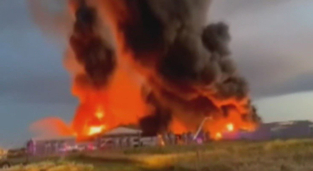Massive Fire Engulfs America's Largest Free-Range Egg Farm Killing Millions of Chickens