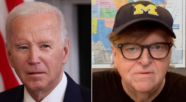 Michael Moore Predicts Biden's Support for Israel Will Cost Him Election